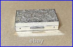 Vintage Reuge Ste Croix Elgin American Gilt Powder & Musical Box Compact