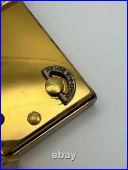 Vintage Reuge Ste Croix Music Box Musical Powder Compact Case Elgin American