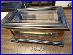 Vintage Reuge Swiss 72-note Music Box, Glass Case Sainte Croix Vintage Reuge Swiss 72-note Music Box, Glass Case Sainte Croix