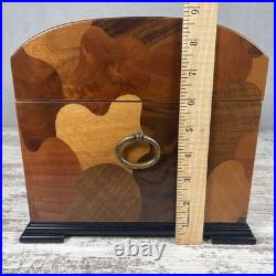 Vintage Reuge Swiss Disc Music Box with Lower Storage Drawer & 11 Discs/Works
