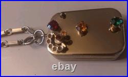 Vintage Reuge Swiss Miniature Music Box Necklace Pendant With Chain