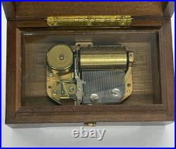 Vintage Reuge Swiss Music Box 1/36 1929 The Rose A. Mc. Broom See VIDEO Vintage Reuge Swiss Music Box 1/36 1929 The Rose A. Mc. Broom See VIDEO