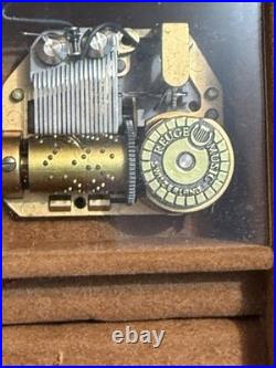 Vintage Reuge Swiss Music Box 18 Note When You Wish Upon a Star