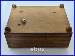 Vintage Reuge Swiss Music Box 36 Note Switzerland Happy Birthday + 2 More