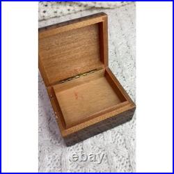 Vintage Reuge Swiss Music Box Wood Landscape Art Kusswalzer Schatzwalzer