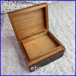 Vintage Reuge Swiss Music Box Wood Landscape Art Kusswalzer Schatzwalzer