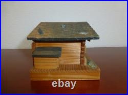 Vintage Reuge Swiss Yodel Wood Chalet Dancing Ballerina Music Box (watch Video)