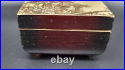 Vintage Reuge Wood Case Music Box, Swiss