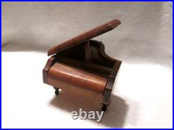 Vintage Reuge Wood Piano Music Box Plays Fur Elise Made in Switzerland WORKS