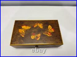 Vintage Reuge Wooden 50 Note Music Box Sainte-Croix 4 Song By Joh. Strauss 45034