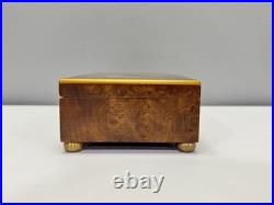 Vintage Reuge Wooden 50 Note Music Box Sainte-Croix 4 Song By Joh. Strauss 45034