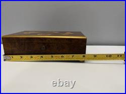 Vintage Reuge Wooden 50 Note Music Box Sainte-Croix 4 Song By Joh. Strauss 45034