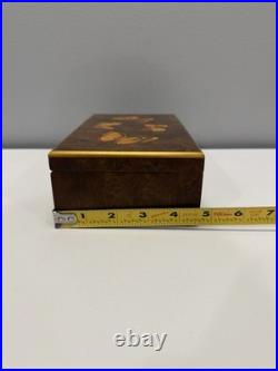 Vintage Reuge Wooden 50 Note Music Box Sainte-Croix 4 Song By Joh. Strauss 45034