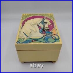 Vintage Rich Rudish Emahn Horse Arabian Dance Enesco Music Trinket Box 1987 Rare
