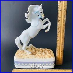 Vintage Rich Rudish Rearing Arabian Horse Enesco Music Box 1987 Rare