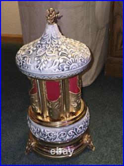 Vintage Rogue Music Box Lipstick Holder
