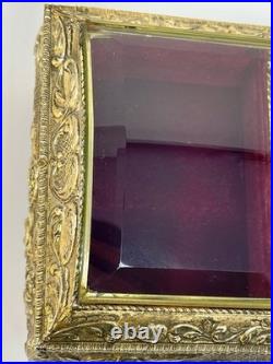 Vintage San Francisco Co Music & Trinket Box with Hummingbird that moves wings