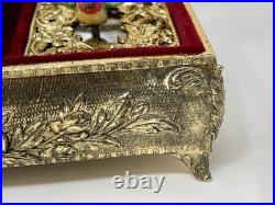 Vintage San Francisco Co Music & Trinket Box with Hummingbird that moves wings