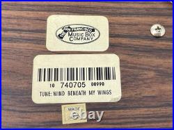 Vintage San Francisco Co Music & Trinket Box with Hummingbird that moves wings