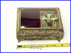 Vintage San Francisco Co Music & Trinket Box with Hummingbird that moves wings Vintage San Francisco Co Music & Trinket Box with Hummingbird that moves wings