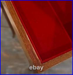 Vintage Santa Lucia Jewelry Table with Built In Music Box Made In ITALY EUC