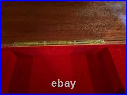 Vintage Santa Lucia Jewelry Table with Built In Music Box Made In ITALY EUC