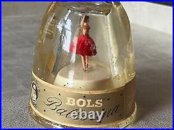 Vintage Sealed LUCAS BOLS Gold Flakes Ballerina Bottle Music Box TESTED & WORKS