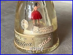 Vintage Sealed LUCAS BOLS Gold Flakes Ballerina Bottle Music Box TESTED & WORKS