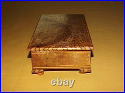 Vintage Sorrento Wood Rings Jewelry Music Box