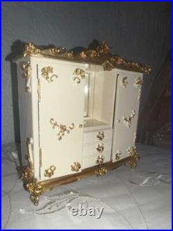 Vintage Spielwaren SZALASI Cabinet Armoire Dollhouse furniture Germany Vintage Spielwaren SZALASI Cabinet Armoire Dollhouse furniture Germany