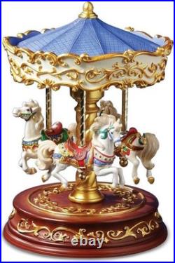 Vintage Style Resin Carousel Figurine