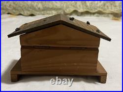 Vintage Swiss Chalet Music Box Rotating Ballerina Dancer Liechtenstein Polka Vintage Swiss Chalet Music Box Rotating Ballerina Dancer Liechtenstein Polka