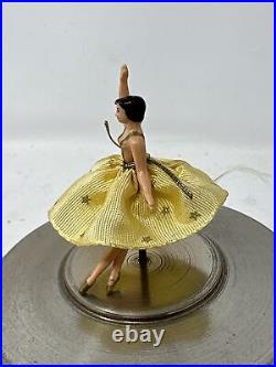 Vintage Swiss Cody Dancing Ballerina Music Box Automaton