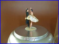 Vintage Swiss Cody Pre Reuge Dancing Ballerina Music Box Automaton (see Video)