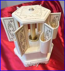 Vintage Swiss Harmony Reuge Music box Cigarette / lipstick Dispenser Bakelite