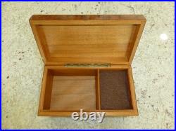 Vintage Swiss LADOR Music Box Plays 2 Songs Swiss Wooden Musical Jewelry Box