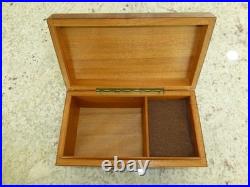 Vintage Swiss LADOR Music Box Plays 2 Songs Swiss Wooden Musical Jewelry Box