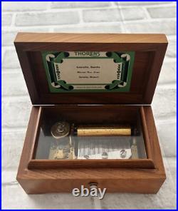 Vintage Swiss Music Box With3 Songs Amaryllis, Minuet & Govotte, Mozart Video