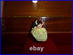 Vintage Swiss Pre Reuge MAPSA Dancing Ballerina Musical Jewelry Box Automaton