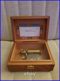 Vintage Swiss REUGE 2/36 Music Box Thuya Burl Wood Vintage Swiss REUGE 2/36 Music Box Thuya Burl Wood