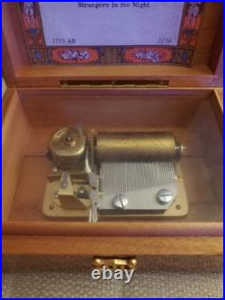 Vintage Swiss REUGE 2/36 Music Box Thuya Burl Wood Vintage Swiss REUGE 2/36 Music Box Thuya Burl Wood