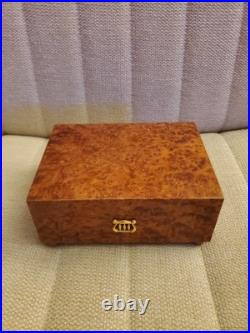 Vintage Swiss REUGE 2/36 Music Box Thuya Burl Wood Vintage Swiss REUGE 2/36 Music Box Thuya Burl Wood