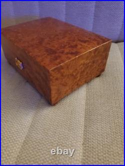 Vintage Swiss REUGE 2/36 Music Box Thuya Burl Wood Vintage Swiss REUGE 2/36 Music Box Thuya Burl Wood