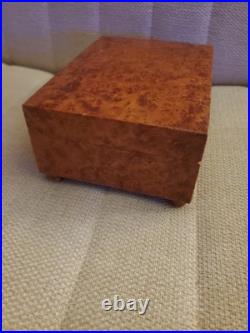 Vintage Swiss REUGE 2/36 Music Box Thuya Burl Wood Vintage Swiss REUGE 2/36 Music Box Thuya Burl Wood