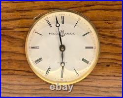 Vintage Swiss REUGE Music Box CHIMING CLOCK 12 Tunes / 60 Notes, See VIDEO