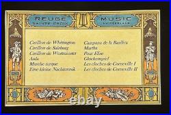 Vintage Swiss REUGE Music Box CHIMING CLOCK 12 Tunes / 60 Notes, See VIDEO