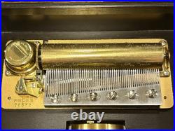 Vintage Swiss REUGE Music Box CHIMING CLOCK 12 Tunes / 60 Notes, See VIDEO
