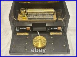 Vintage Swiss REUGE Music Box CHIMING CLOCK 12 Tunes / 60 Notes, See VIDEO Vintage Swiss REUGE Music Box CHIMING CLOCK 12 Tunes / 60 Notes, See VIDEO