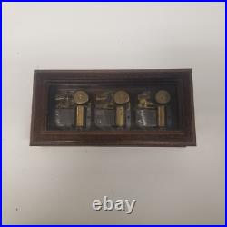 Vintage Swiss Reuge 3 Comb Beatles 3 Song Music Box, Nice Shape, Tested Works