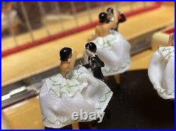 Vintage Swiss Reuge 3 Dancing Ballerina's WithPartners Musical Jewelry Box(READ)